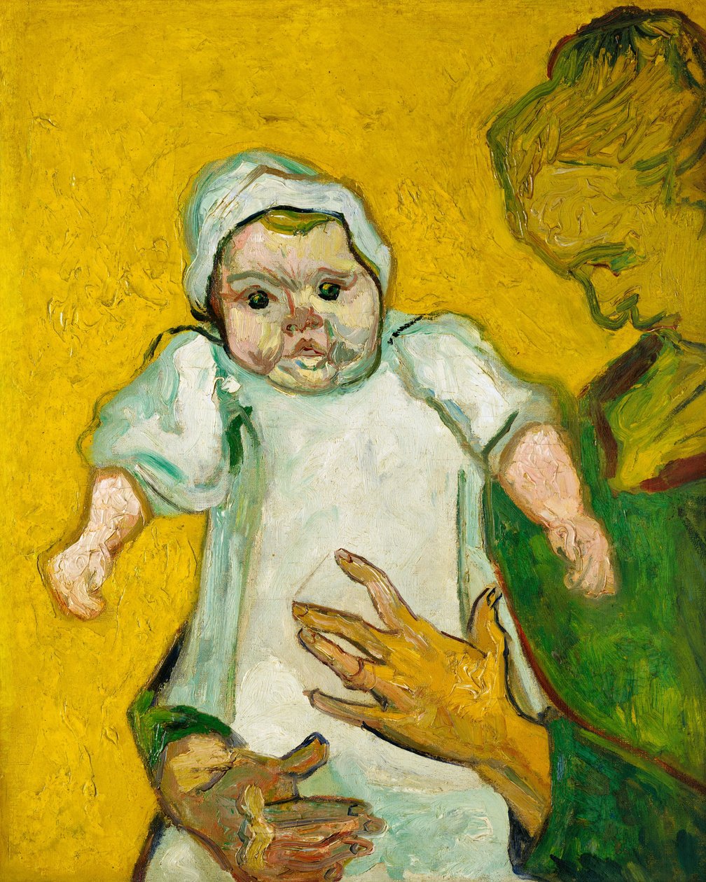 Madame Roulin e seu bebê, 1888. de Vincent van Gogh