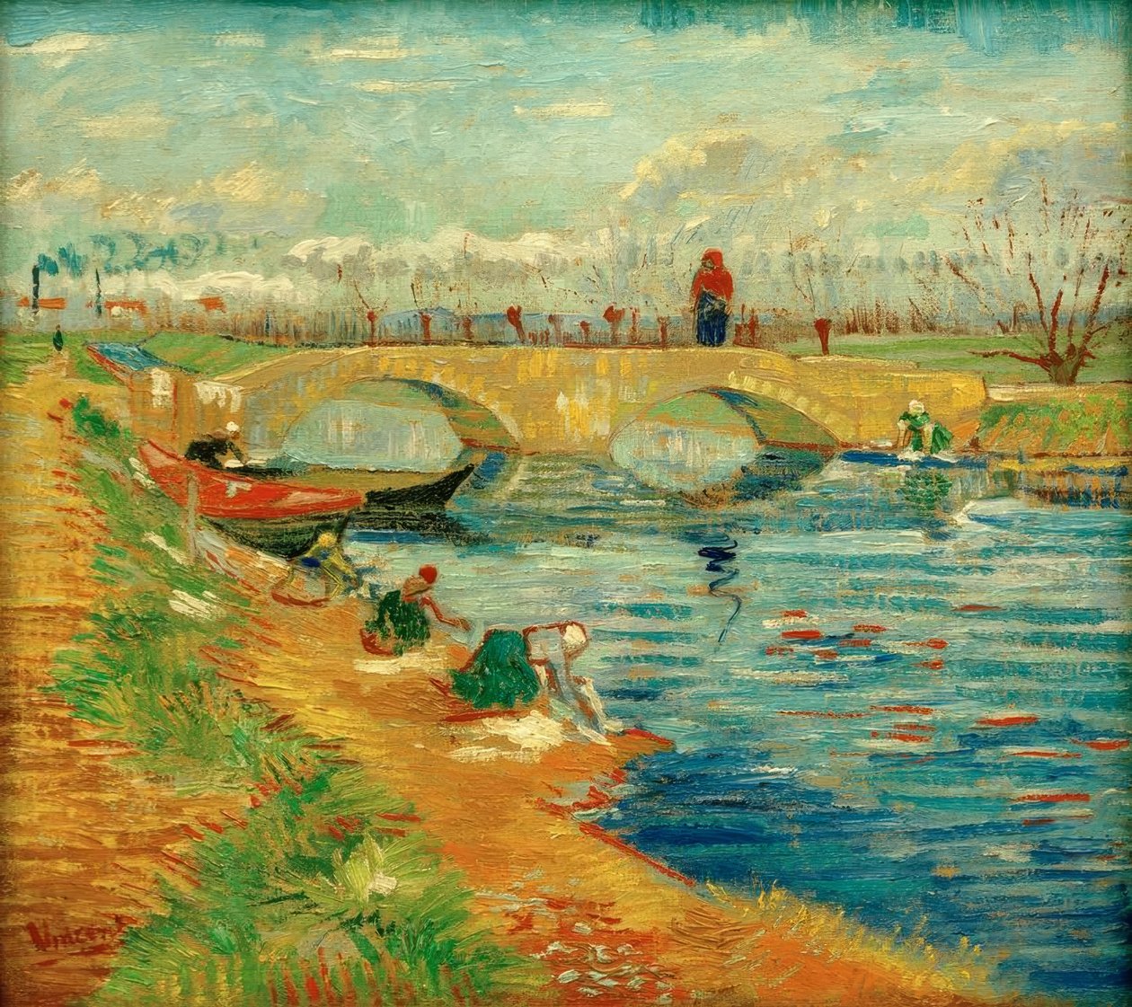 Pont de Gleize em Arles de Vincent van Gogh