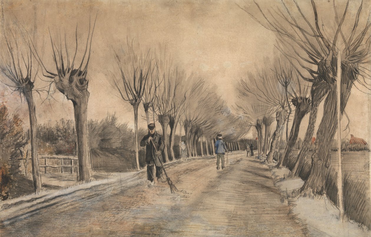 Estrada em Etten, 1881. de Vincent van Gogh