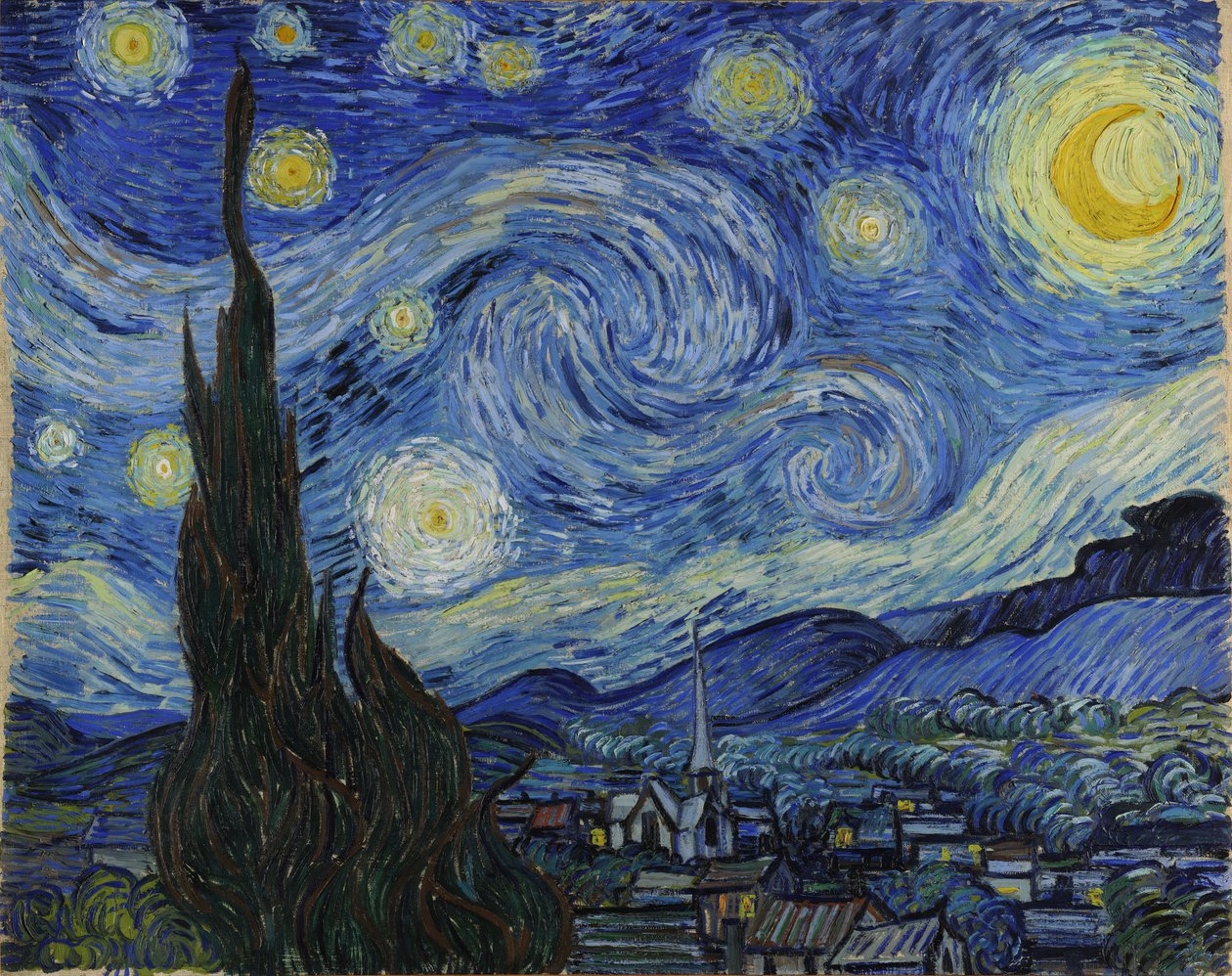 Noite estrelada de Vincent van Gogh