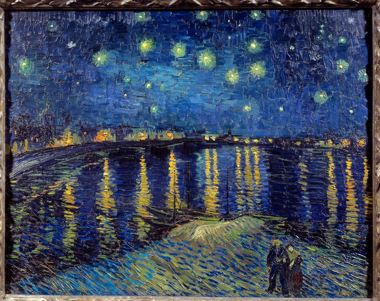 Noite estrelada sobre o Ródano de Vincent van Gogh