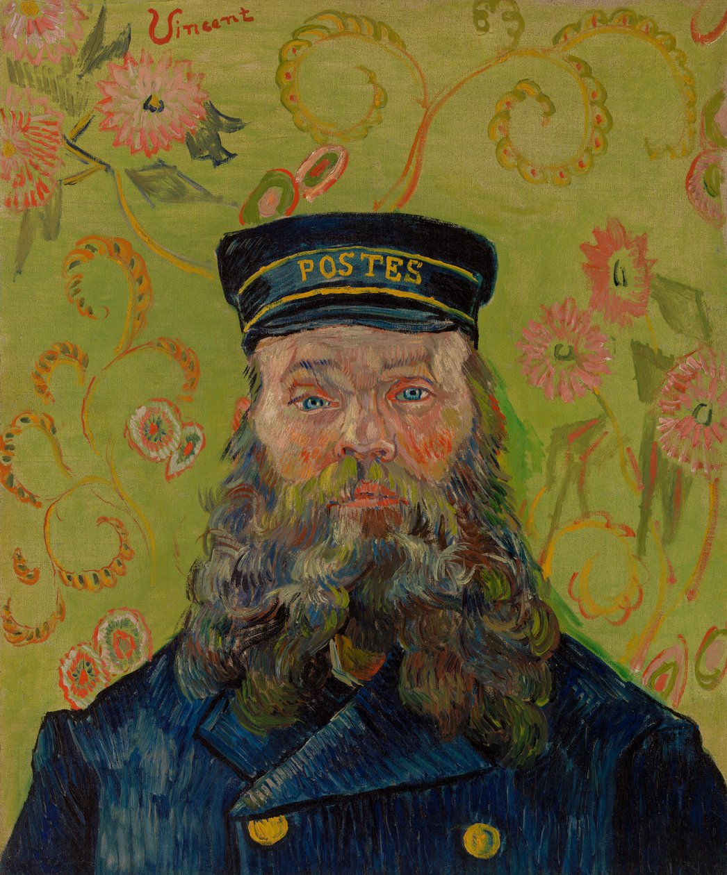 O carteiro (Joseph-Étienne Roulin) de Vincent van Gogh
