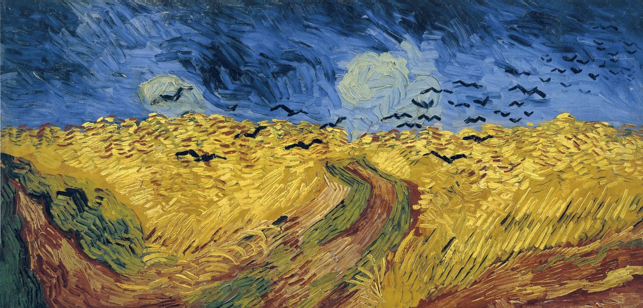 Campo de trigo com corvos de Vincent van Gogh