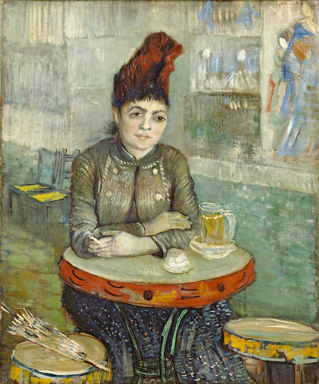 Mulher no &39;Café Tambourin&39; de Vincent van Gogh