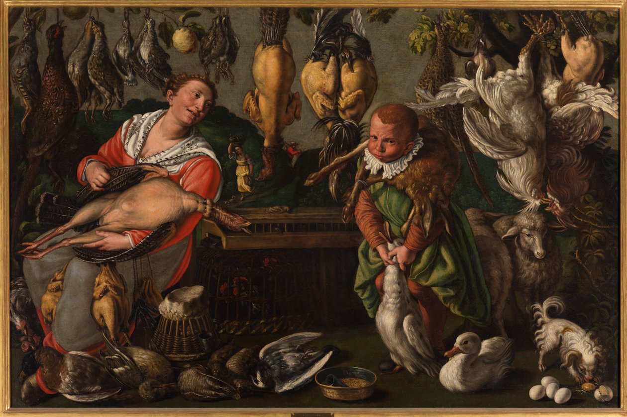 O Vendedor de Aves de Vincenzo Campi