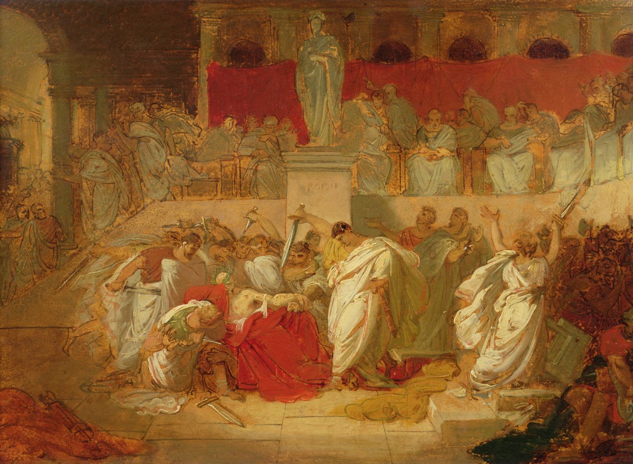 A morte de César de Vincenzo Camuccini