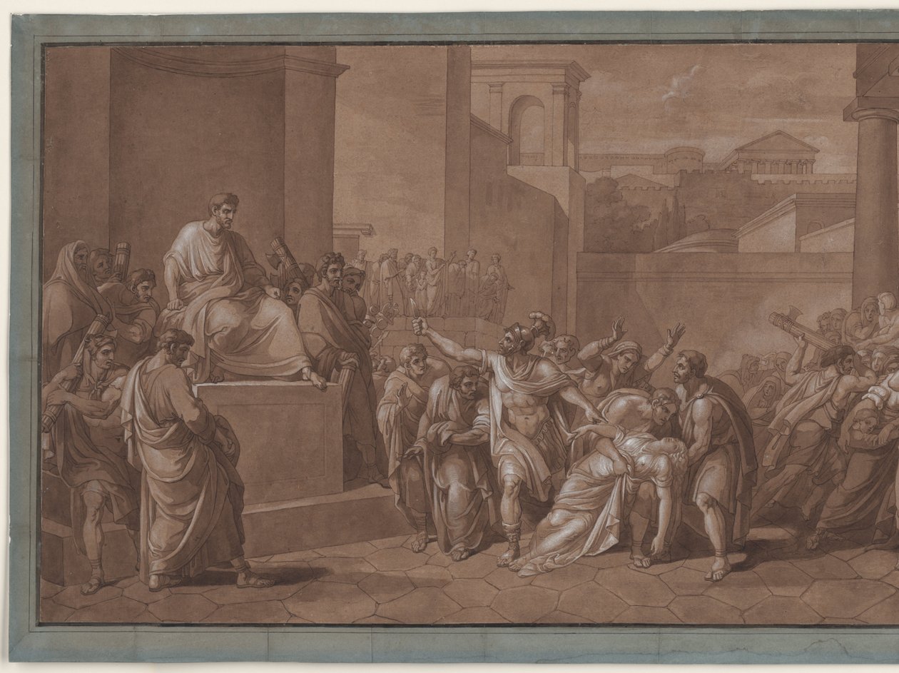 A Morte da Virgínia de Vincenzo Camuccini