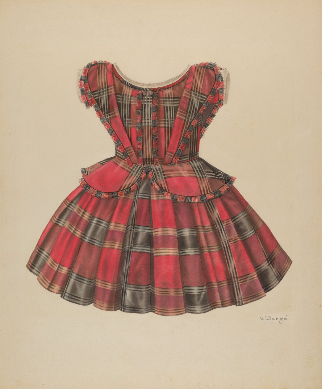 vestido de menina de Virginia Berge