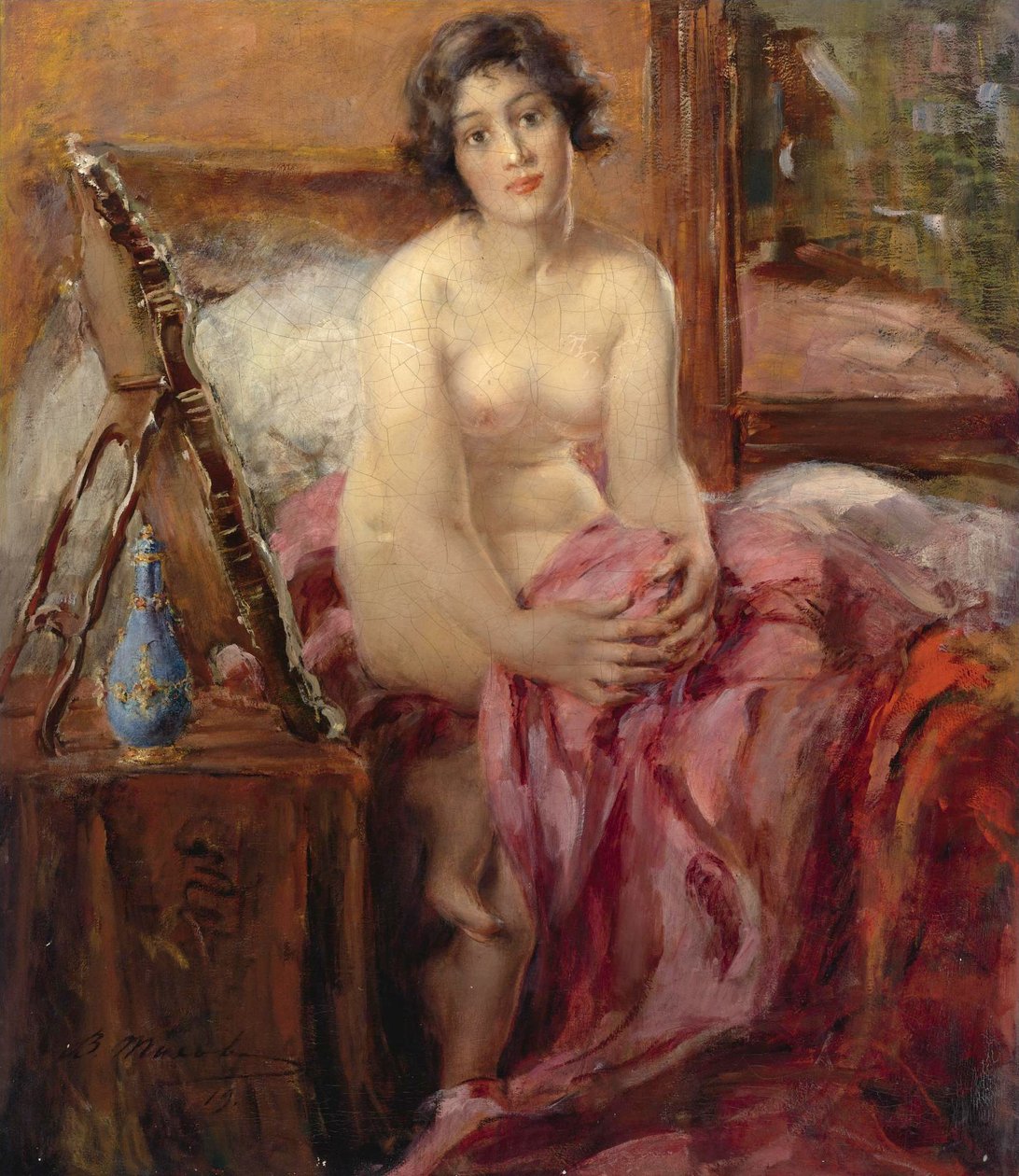 Retrato nu de Vitaly Gavrilovitsj Tichov