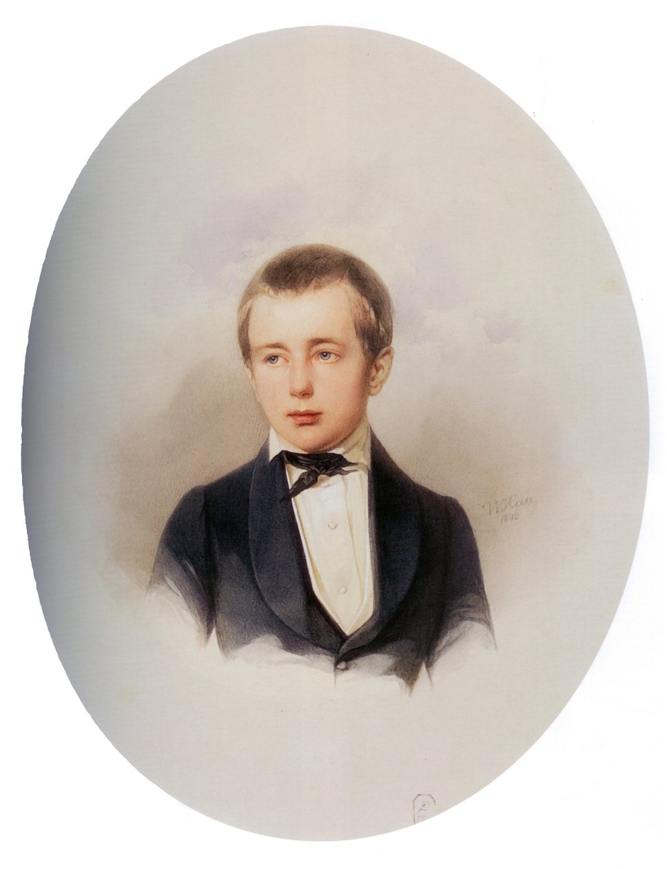 Retrato de Alexei Musin-Pushkin (1834-1889) de Vladimir Ivanovich Hau