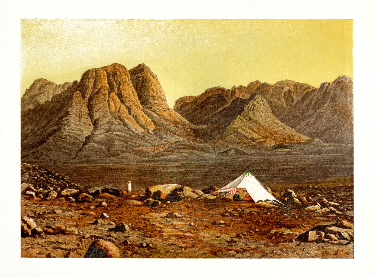 Monte Sinai, Egito, c1870. de W. Dickens