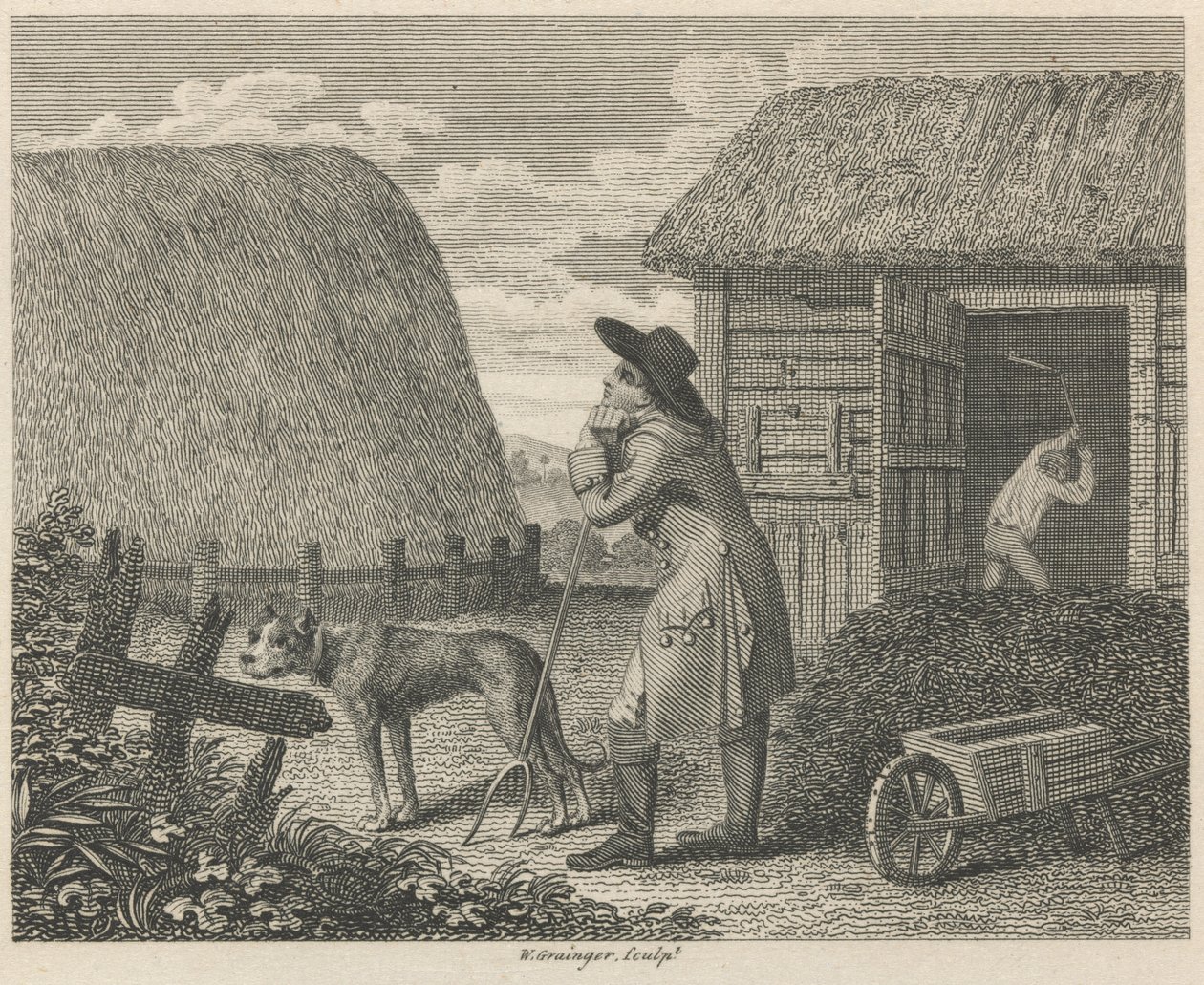 A Barley-mow e o Dunghil de W. Grainger