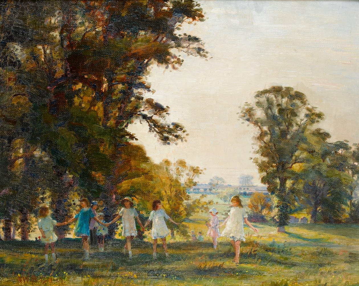 Crianças brincando de Walter Bonner Gash