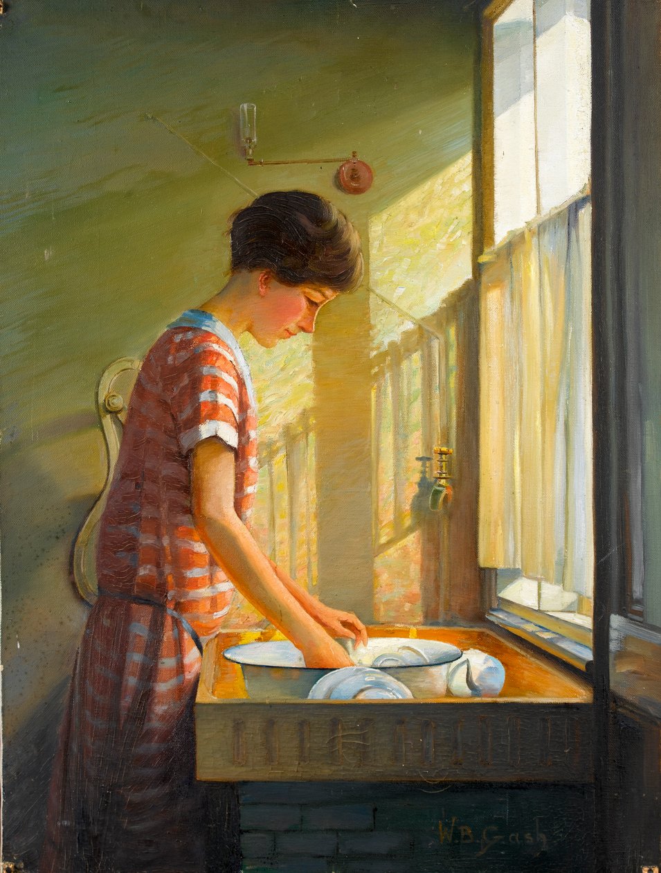 Lavando-se, c.1924-25 de Walter Bonner Gash