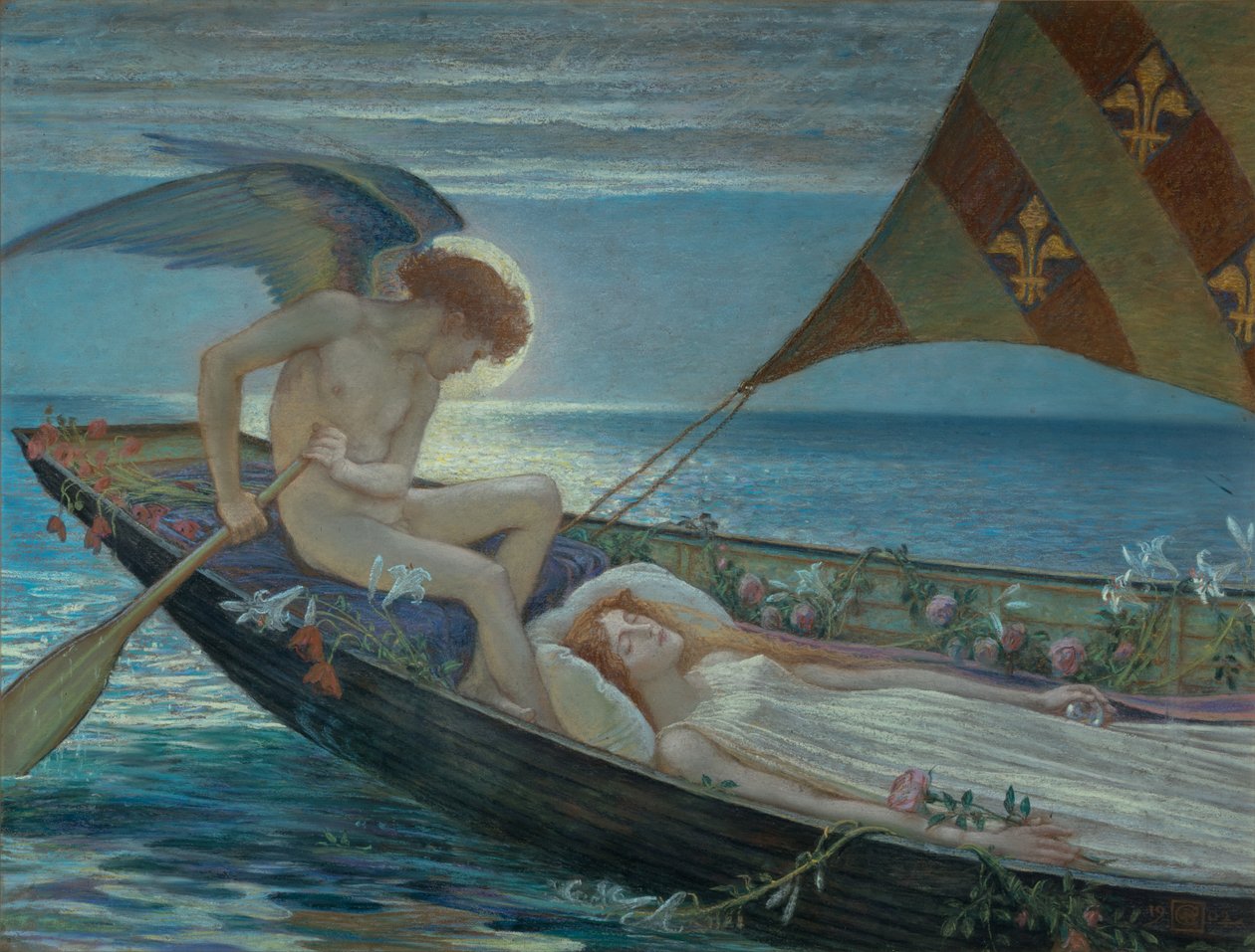 Um sonho, 1902 de Walter Crane