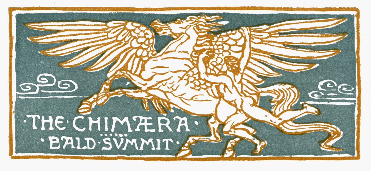 Belerofonte e Pégaso de Walter Crane