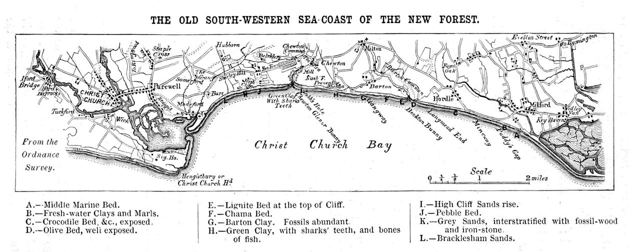 Mapa do Velho Mar do Sul-Oeste de Walter Crane