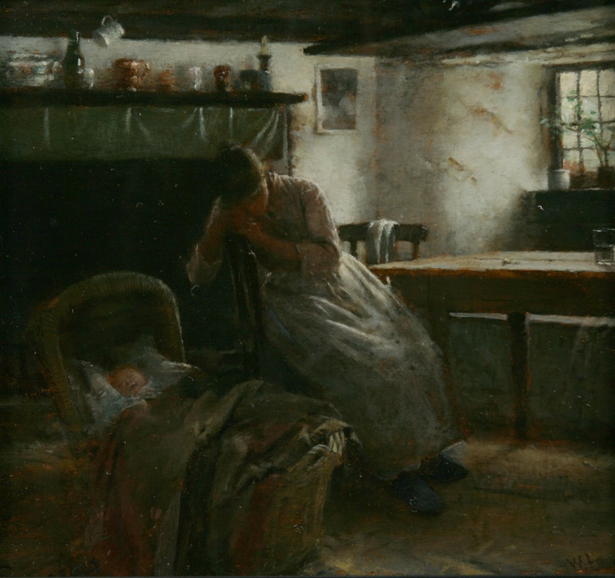 Devaneios ou maternidade de Walter Langley