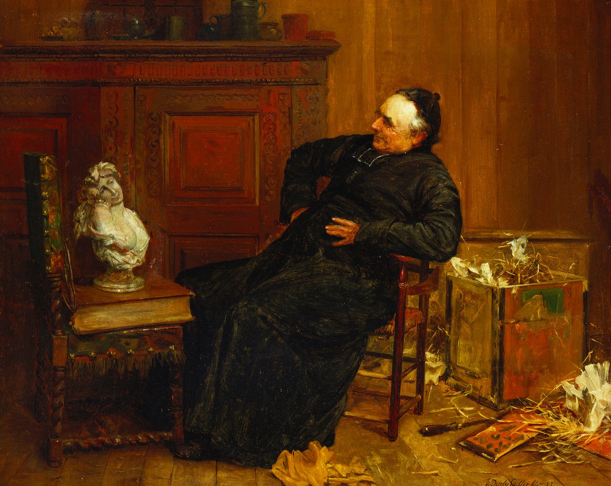 O conhecedor, 1884-87 de Walter Dendy Sadler