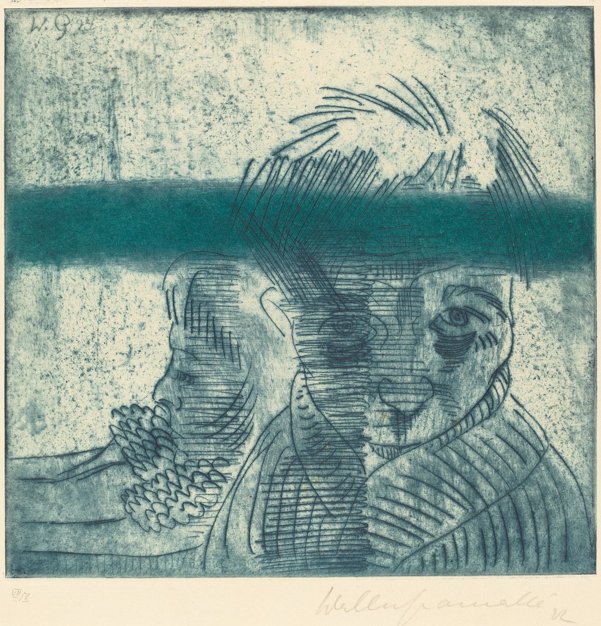 O Casal (Das Paar) de Walter Gramatte