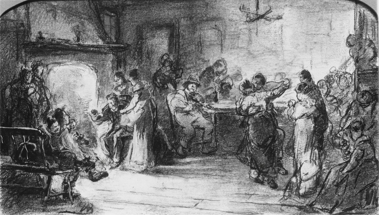 A Dança do País. de Walter Shirlaw