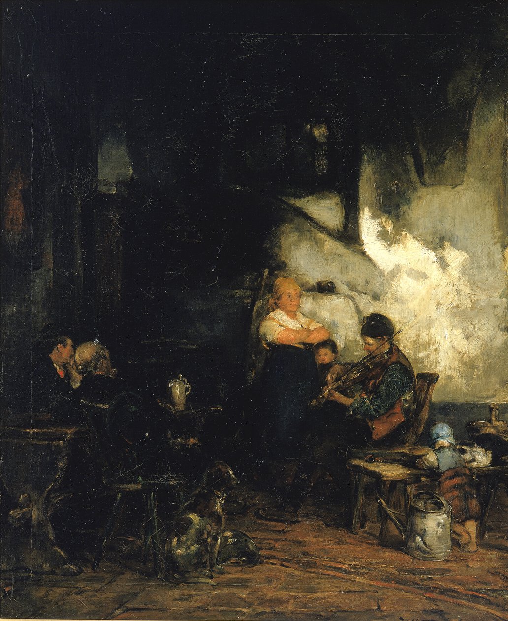 The Inn, Alemanha, ca. 1873. de Walter Shirlaw
