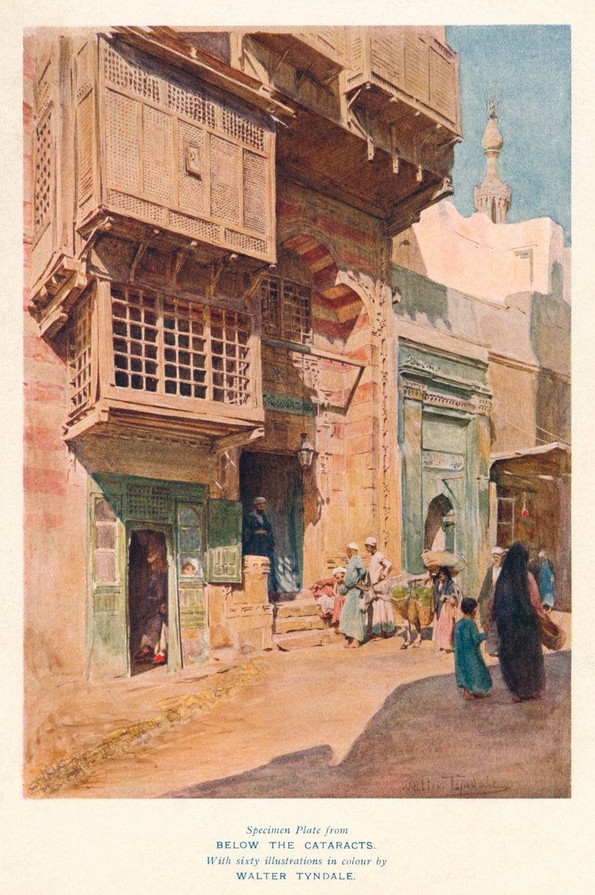 Cena de rua, Egito, c1907. de Walter Tyndale