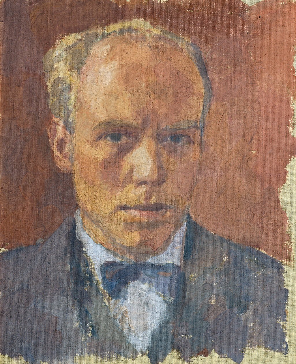 Auto-retrato antecipado de Walther Gamerith