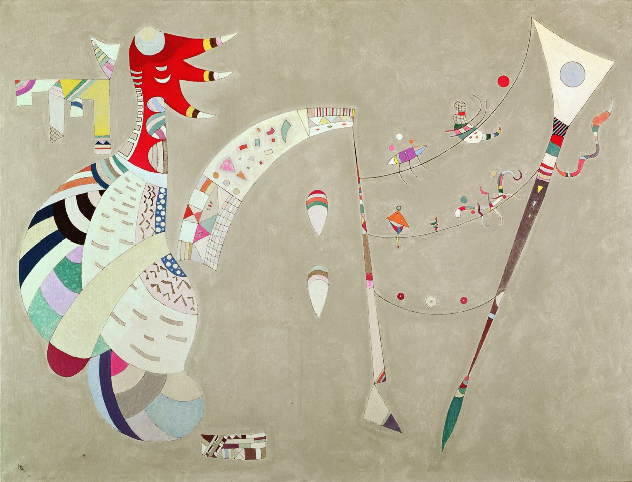 Equilibrado, 1942 de Wassily Kandinsky