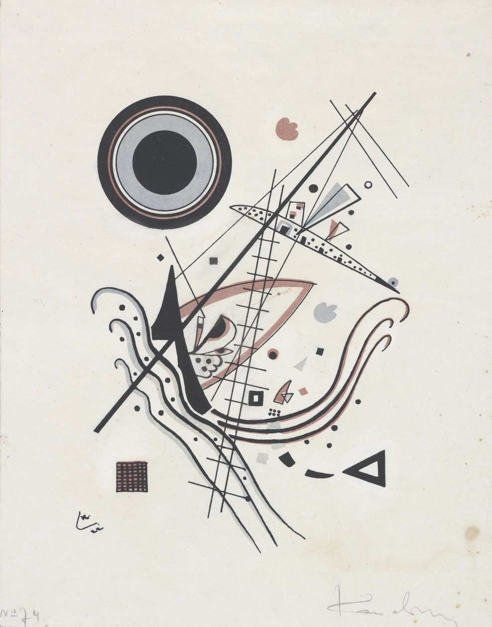 Azul (azul), 1922 de Wassily Kandinsky