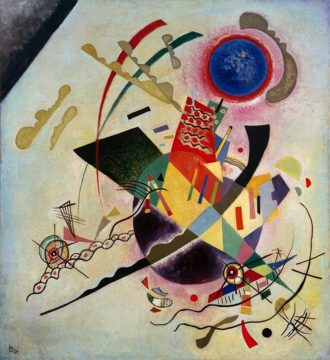 Círculo azul de Wassily Kandinsky