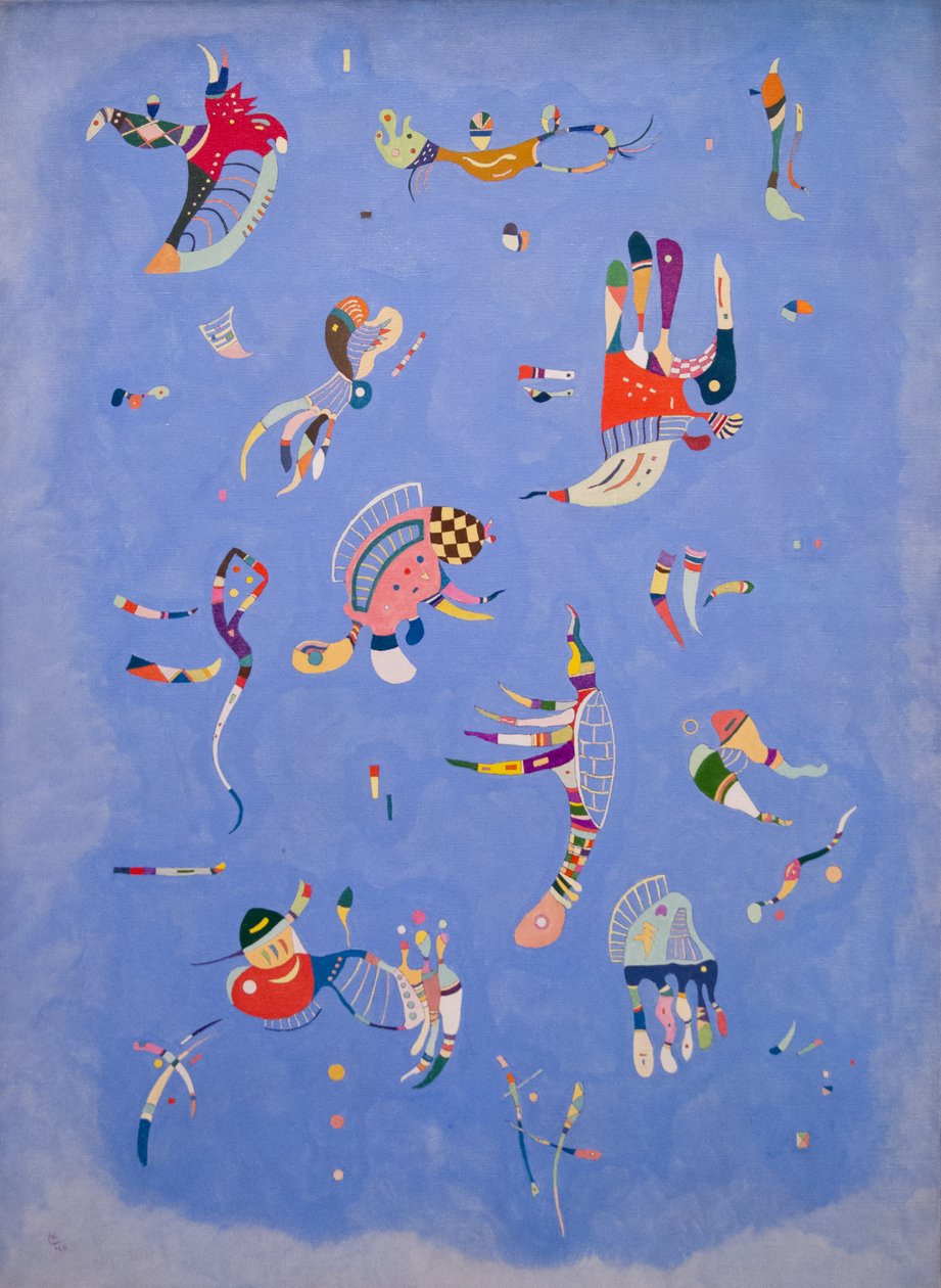 Céu azul de Wassily Kandinsky