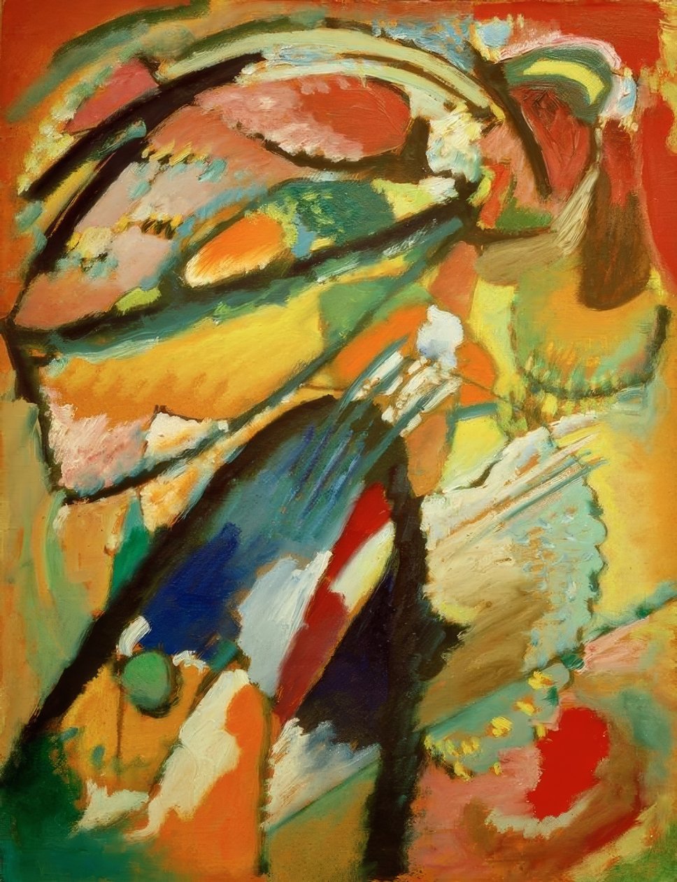 Anjo do Juízo Final de Wassily Kandinsky