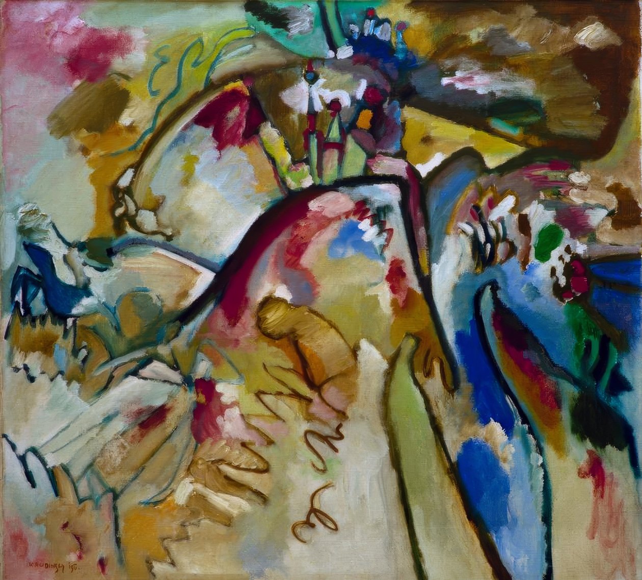 Improvisação 21a de Wassily Kandinsky
