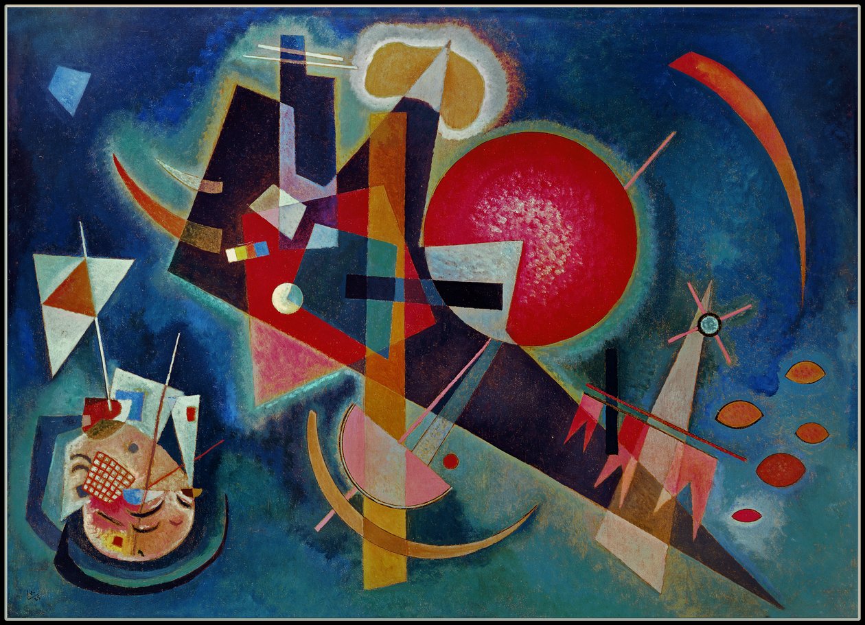 Em azul, 1925 de Wassily Kandinsky