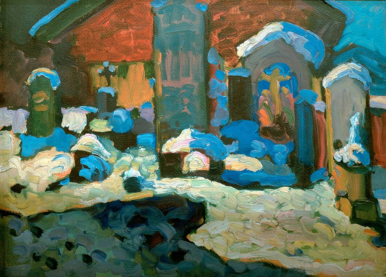 Cemitério de Kochel de Wassily Kandinsky