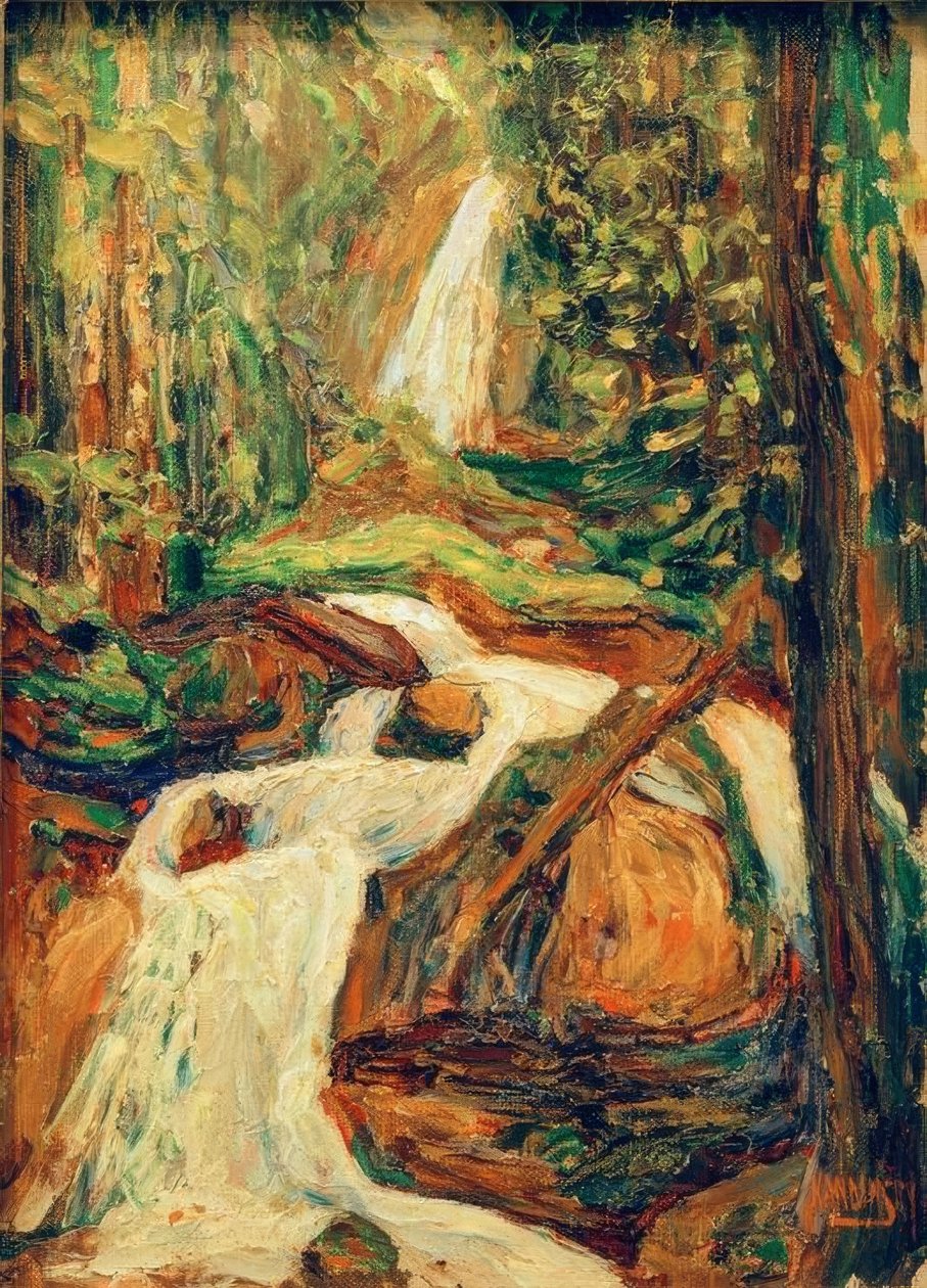 Kochel - Cachoeira I de Wassily Kandinsky