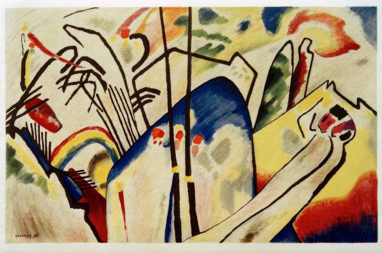 Composição IV de Wassily Kandinsky
