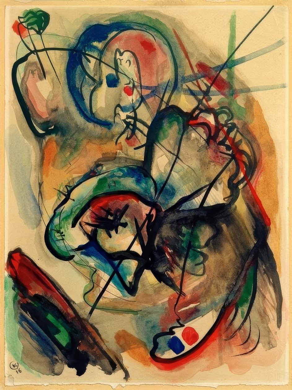 concentrado de Wassily Kandinsky
