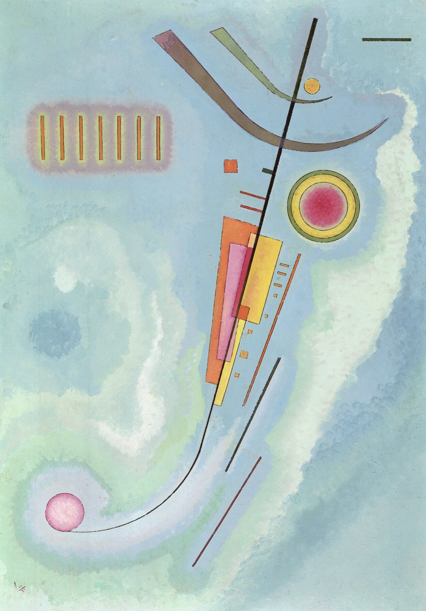 Leger, Abstract Art, 1930 (óleo no cartão) de Wassily Kandinsky