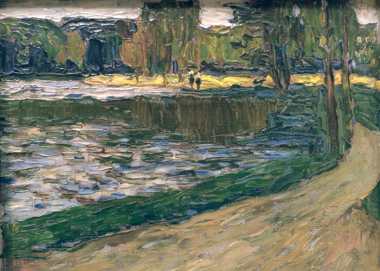 Munique - Jardim Inglês de Wassily Kandinsky