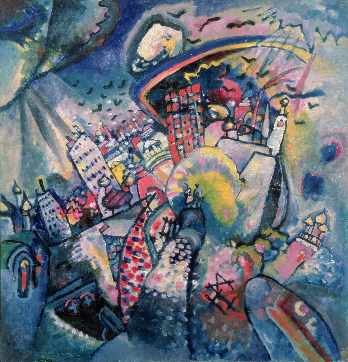 Moscou I, 1916 de Wassily Kandinsky