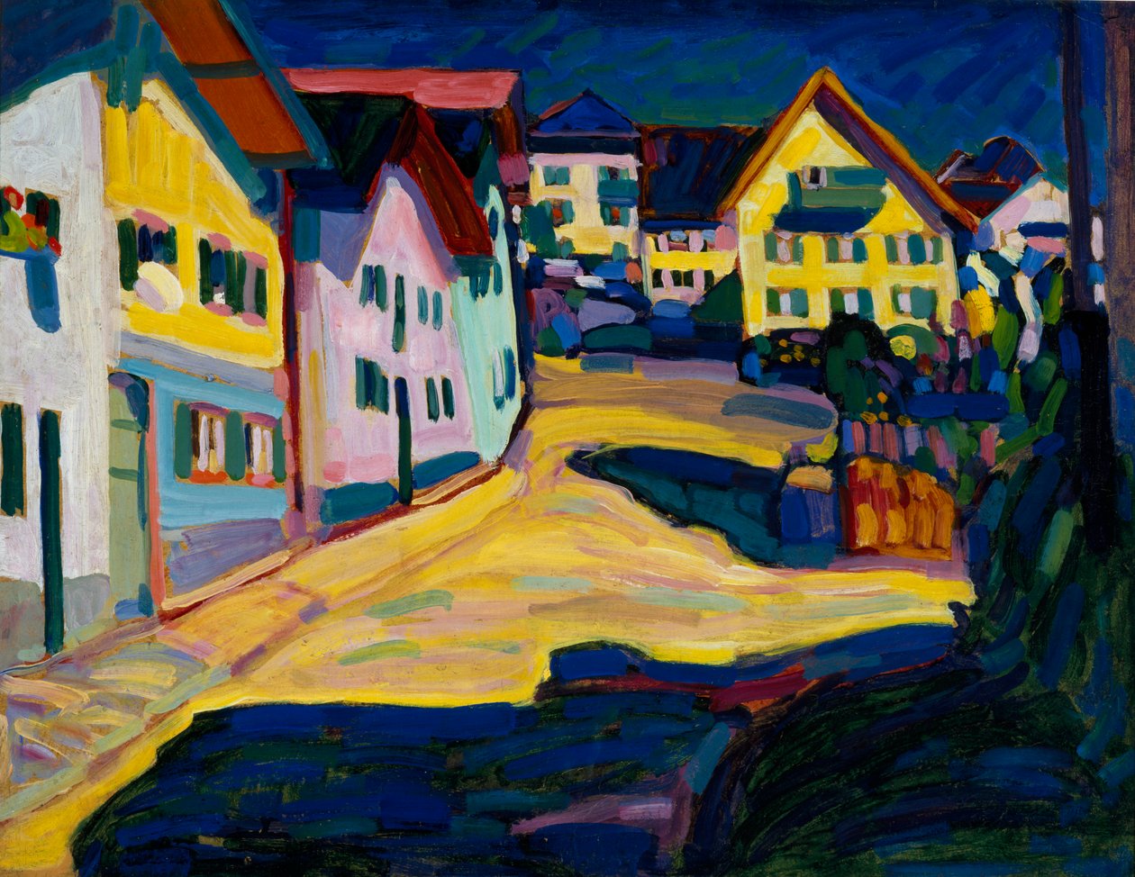 Murnau, Burggrabenstrasse de Wassily Kandinsky