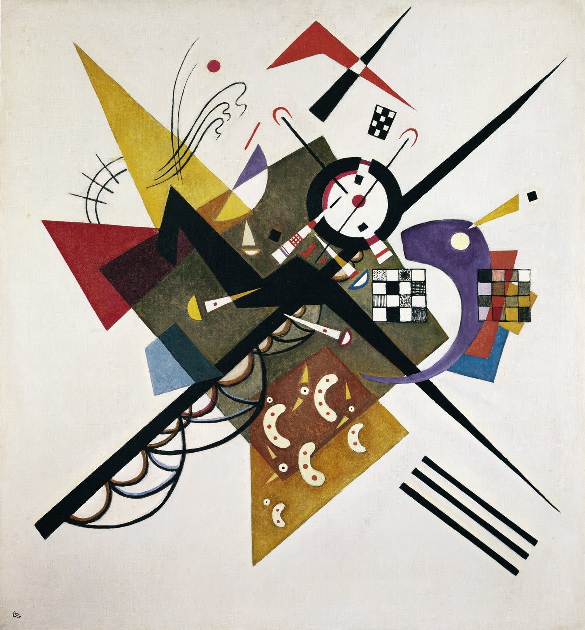 No branco II, 1923 de Wassily Kandinsky
