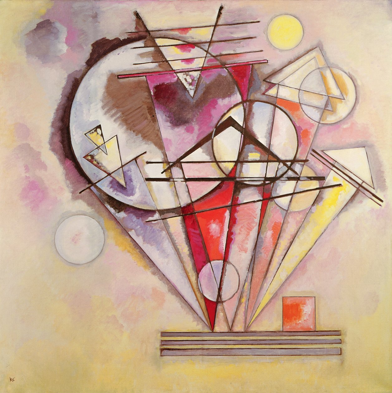 Nos pontos, 1928 de Wassily Kandinsky
