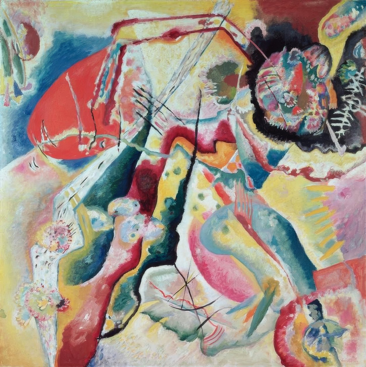 Mancha vermelha de Wassily Kandinsky