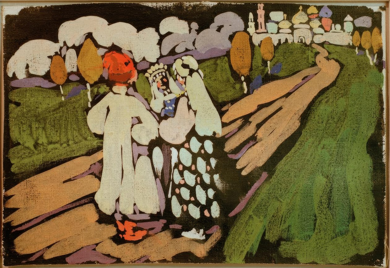 Cena russa de Wassily Kandinsky