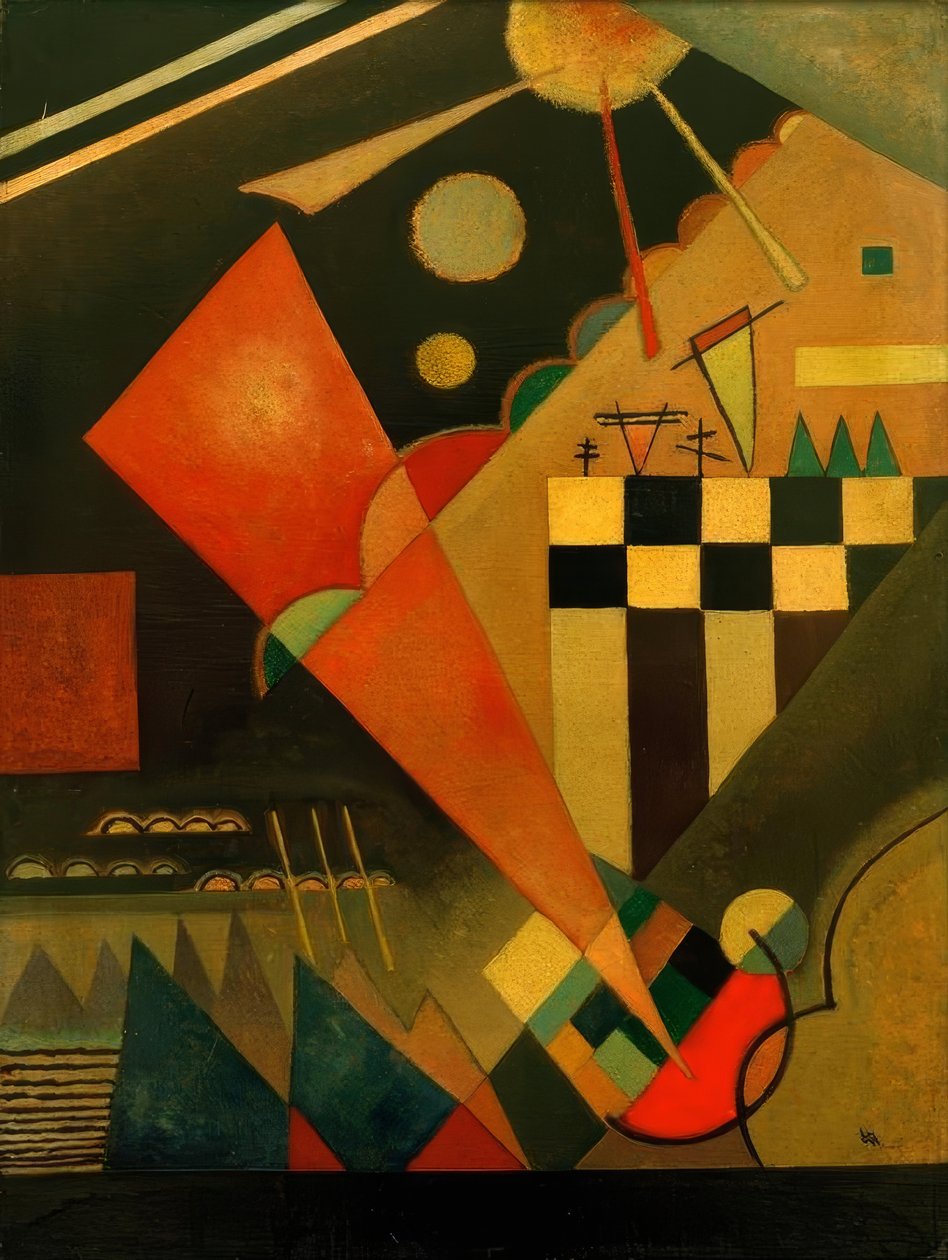 Rosa cuidadosa de Wassily Kandinsky
