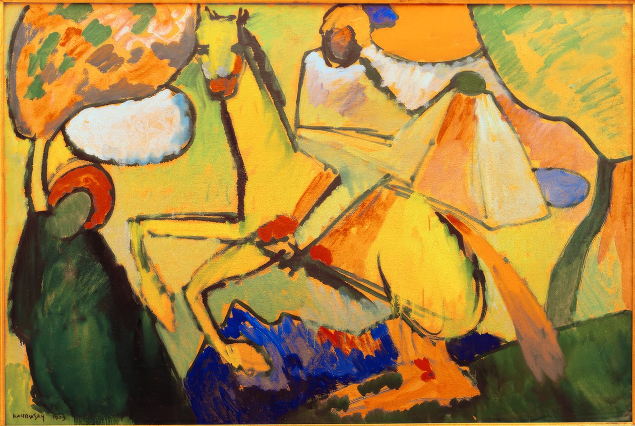 Esboço (guia) de Wassily Kandinsky