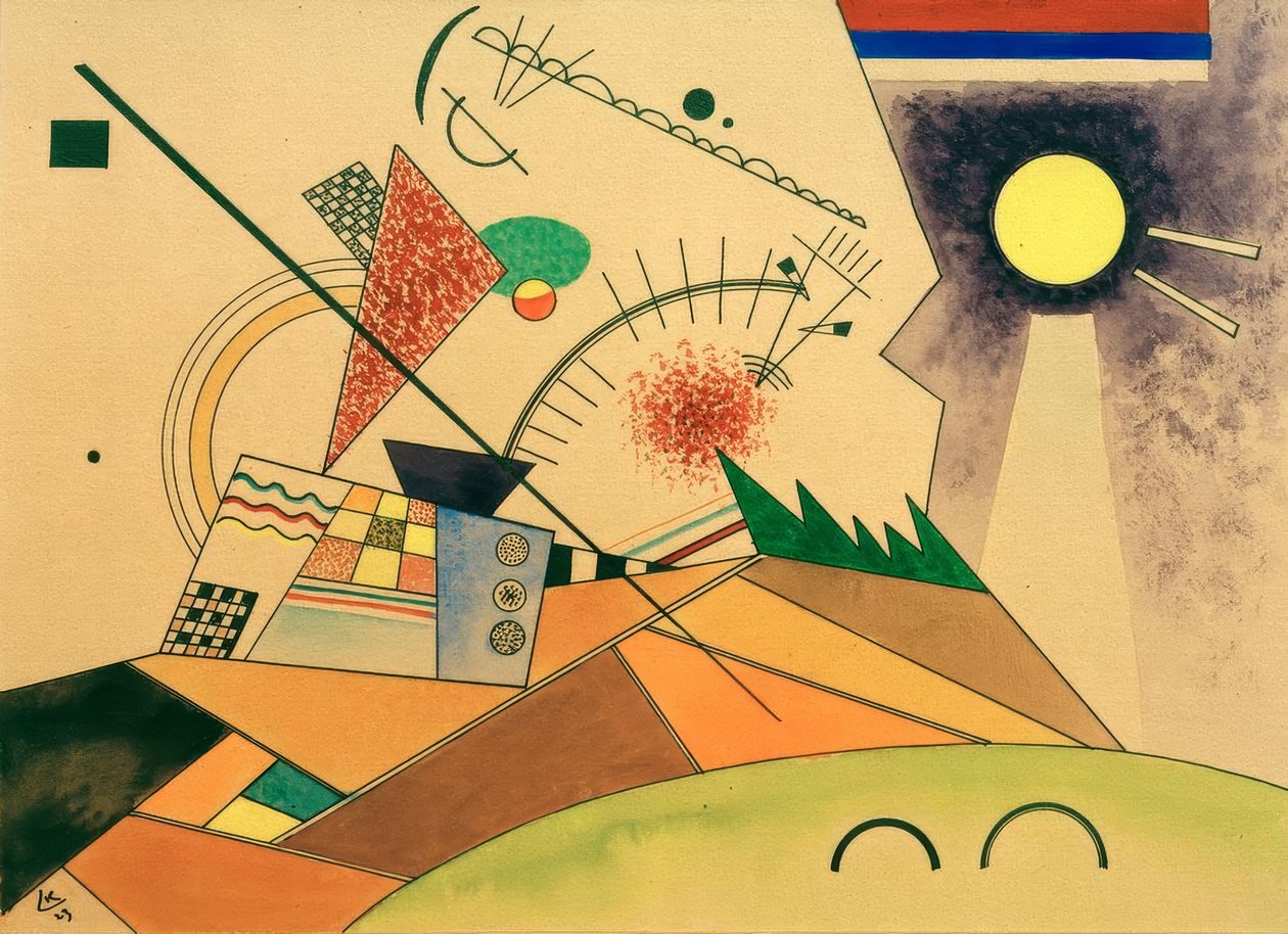 Esboço para mover o resto de Wassily Kandinsky